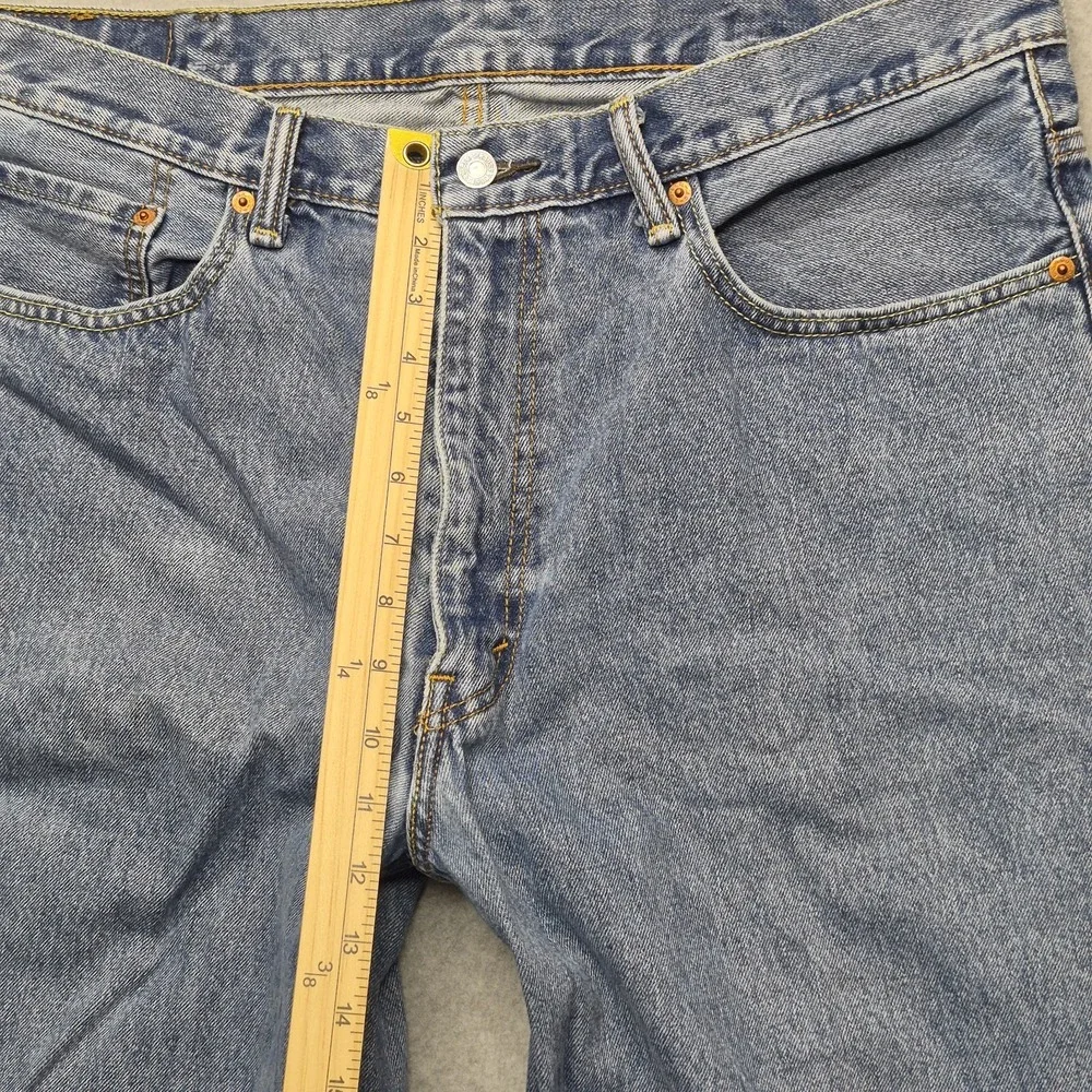 Levi's 560 Jeans Mens 38x34 Comfort Fit Tapered Medium Wash Blue Denim
